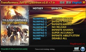Transformers  Fall of Cybertron   +7 ()