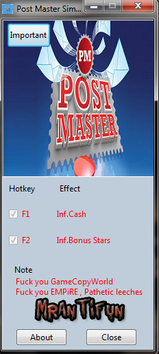 Post Master Simulator  +2 ()